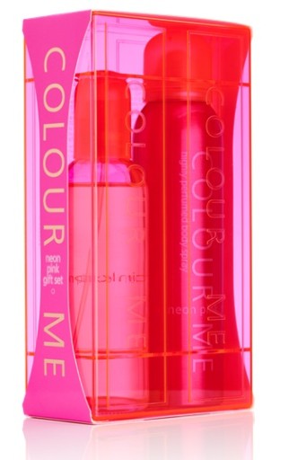 milton-lloyd colour me neon pink woda perfumowana 100 ml   zestaw  