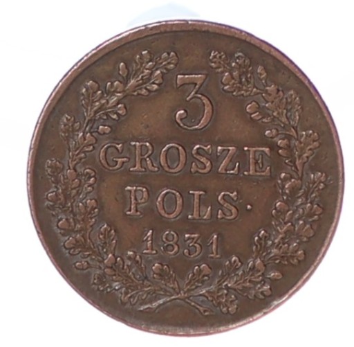 3 grosze - Powstanie Listopadowe - 1831 rok