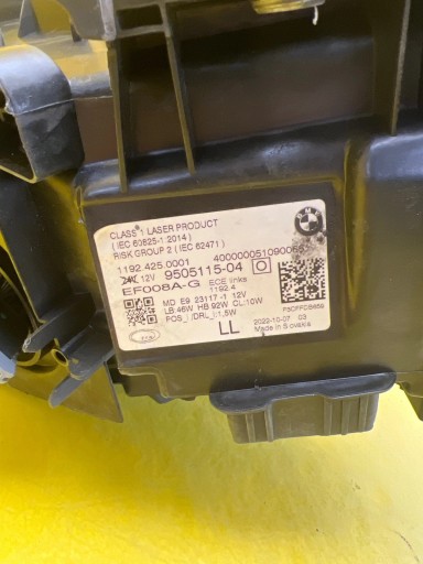 light left BMW 4 G22 G23 G26 M3 G80 M4 G82 Laser 9505115-04