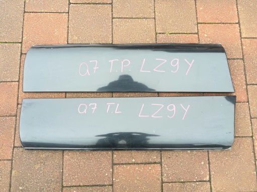 AUDI Q7 4L 06-15--молдинги двери задний левый правый комплект