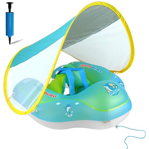 КОЛЕСО ДЛЯ ПЛАВАННЯ ДЛЯ МАЛЮК І ДІТЕЙ З КОЗИРКОМ