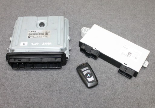 BMW F10 F07 - 535D 313KM N57D30B Centralina Motore DDE CAS4 chiave Montaggio