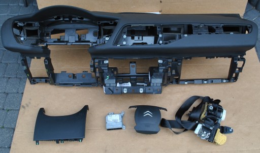 CITROEN C5 III dashboard console airbag tension belts KOMPLET