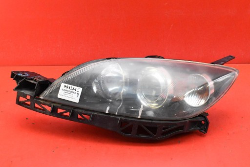 REFLEKTOR left light front lens EU P3665L MAZDA 3 1 and BK LIFT 06-09