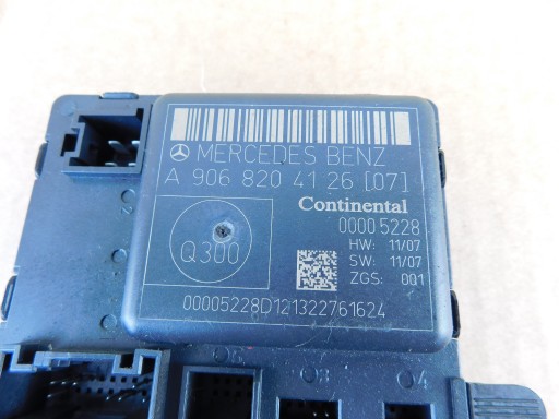 Mercedes Sprinter 906 module control unit door of the window of a lock OEM A9068204126