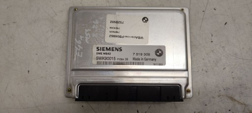 5WK90015 7519308 - Bmw e46 лифт 2.2 компьютерный контроллер двигателя