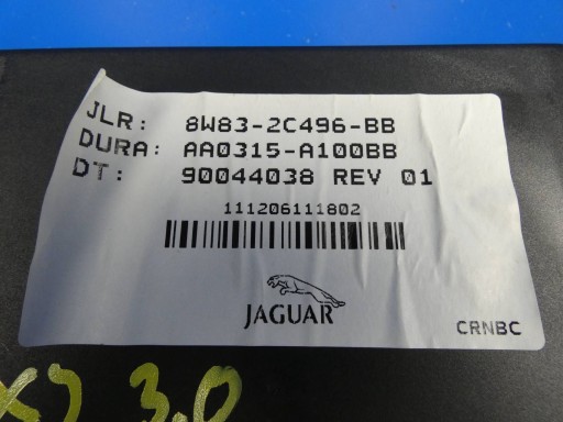 JAGUAR XJ X351 module control unit electric brake