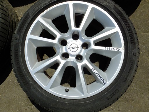 discs aluminium 17'' opel zafira b 13120652