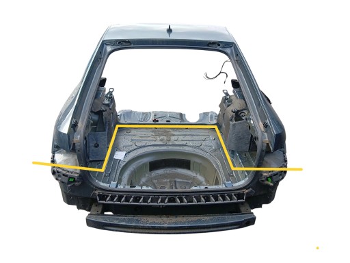 rear panel rear sump SKODA SUPERB III (2015-2019) LIFTBACK KOD LAKIERU LF7Y