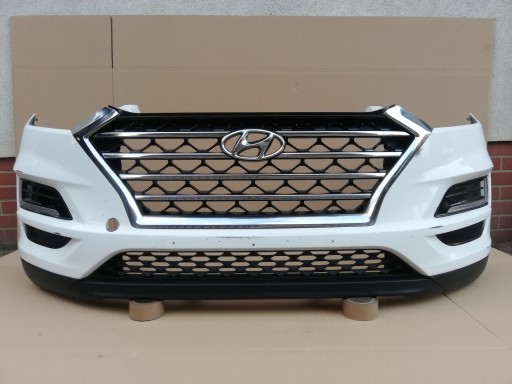 Hyundai tucson iii lift 18- бампер передний галогеновый drl