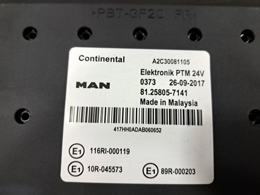 Модуль контролера ptm man tgx tgs 81258057141
