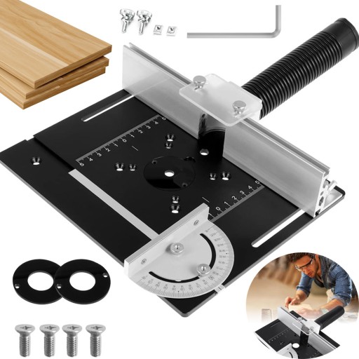 НАСТОЛЬНЫЙ ФРЕЗЕРНЫЙ КОМПЛЕКТ ДЛЯ ФРЕЗЕРОВКИ ДЕРЕВА С ИЗМЕРИТЕЛЬНЫМ СТОЛОМ