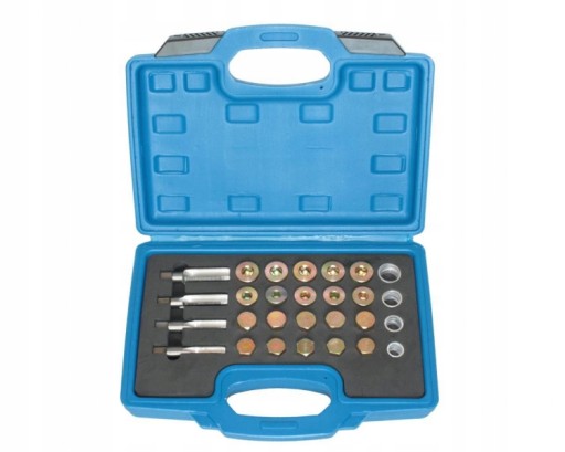 QUATROS набор для ремонта резьбы масляной пробки 64ШТ