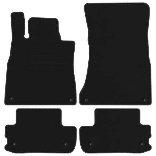 MERCEDES S W222 COUPE велюровые коврики COMFORT