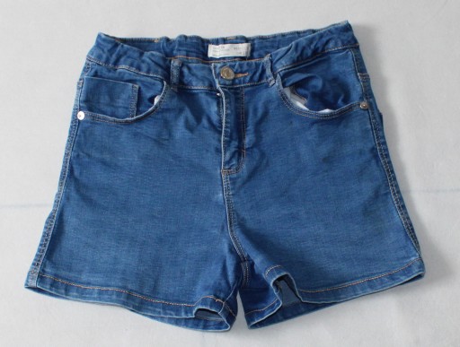 ZARA JEANSOWE SPODENKI ROZM 152