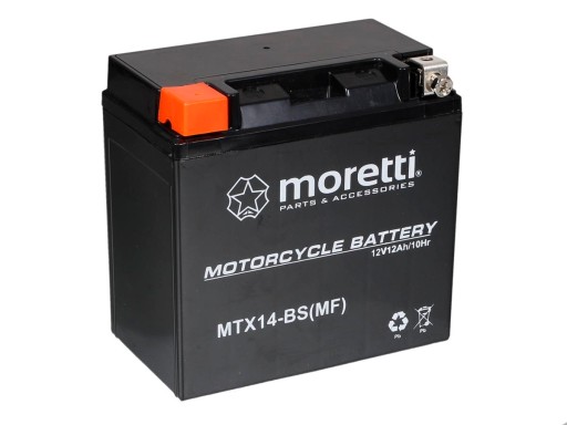 Акумулятор Moretti MTX14-BS 12V 12AH 200A AGM