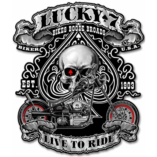 Вивіска 68 x 61, Lucky 7 XL, подарунок хіт дошка