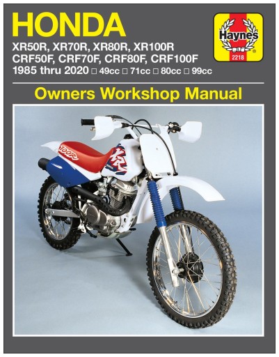 Honda CRF50F CRF100F CRF50F CRF100F (2004-20) Haynes 24h руководство по ремонту
