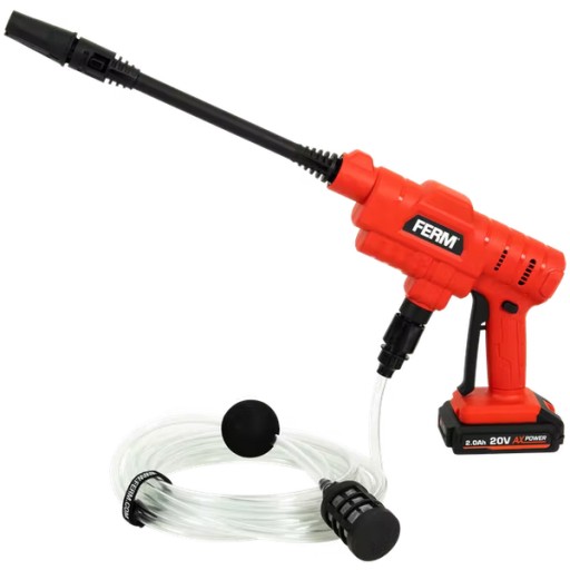 АКУМУЛЯТОРНА МИЙКА ВИСОКОГО ТИСКУ FERM 20V