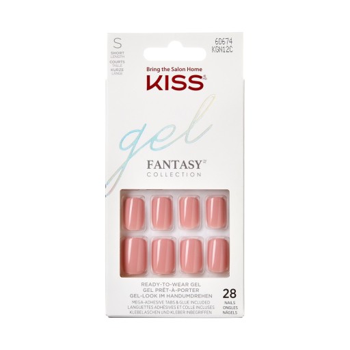KISS Umelé nechty Gel Fantasy - Ribbons (veľkosť S) 1op.(28ks)