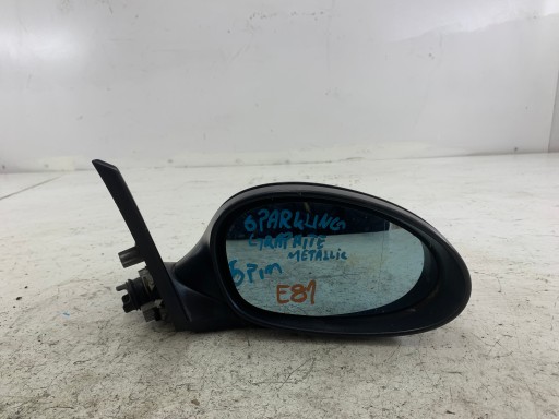 BMW E81 E87 mirror right 5 PIN SPARKLING GRAPHITE METALLIC