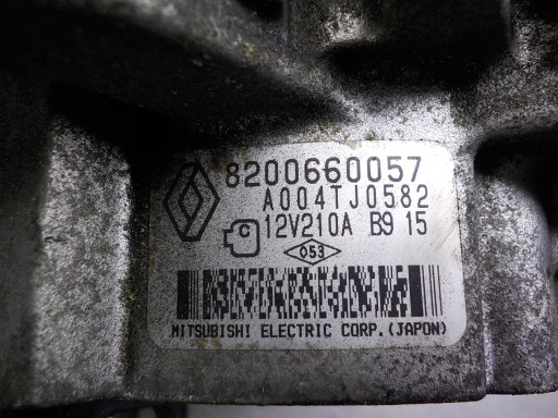 RENAULT LAGUNA III SCENIC III 1.5 DCI alternator 8200660057 A004TJ0582