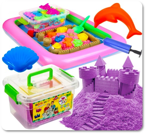 НАБІР КІНЕТИЧНОГО ПІСКУ POOL SANDBOX TOYS