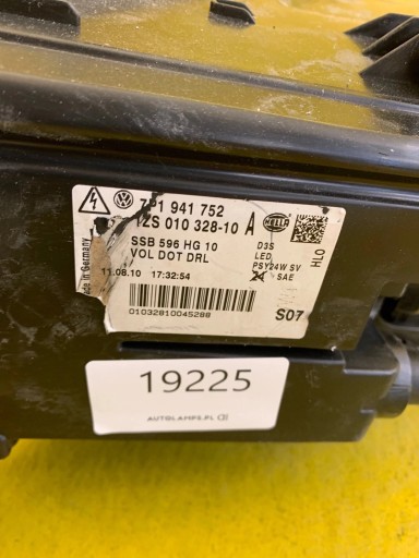 light right VW TOUAREG BI-XENON positioning LED USA 7P1941752