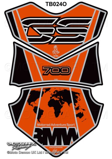 TANKPAD MOTOGRAFIX BMW F700GS 2012-2015