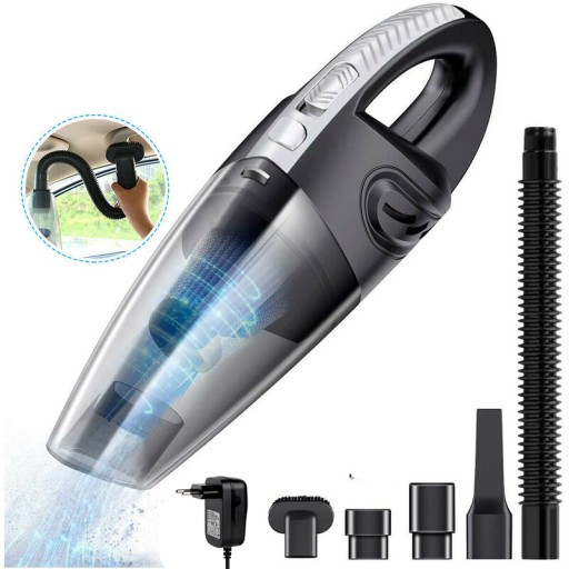 ПОТУЖНИЙ РУЧНИЙ ПИЛОСОС 120W ДЛЯ АВТОМОБІЛІВ І БУДИНКУ ЄС