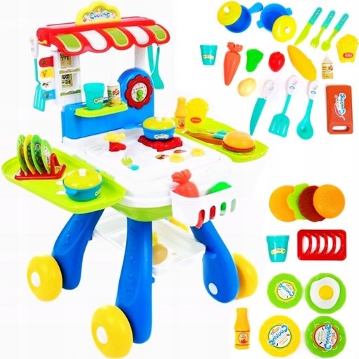 Величезний набір кухонний ДЛЯ ДІТЕЙ 3в1