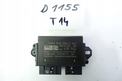 modulo Centralina PDC parcheggio VW 5WA919294C