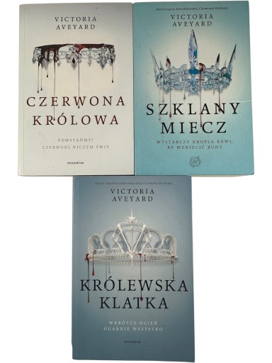 Zdjęcie egzemplarza: Czerwona Królowa 1-3 / Królewska Klatka / Victoria Aveyard