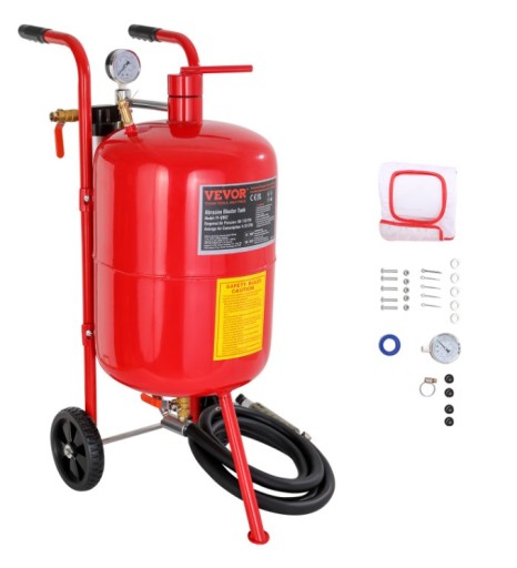 Пневматический пескоструйный аппарат Портативный пескоструйный аппарат 40л