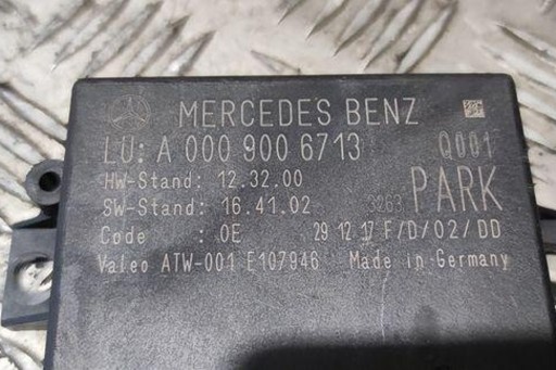 Модуль pdc mercedes-benz gle (w166) a0009006713 3.5л дизель 190kw 2016