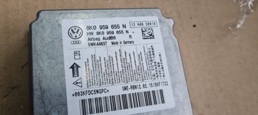 A5 8T LIFT modul SENSOR AIRBAG 8K0959655N A4 B8 Q5