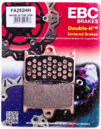 КОЛОДКИ EBC FA252HH ПЕРЕДНИЕ YAMAHA FJR 1300 01-05