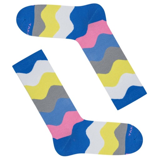 Farebné ponožky TAKAPARA ponožky uniseks 42-46