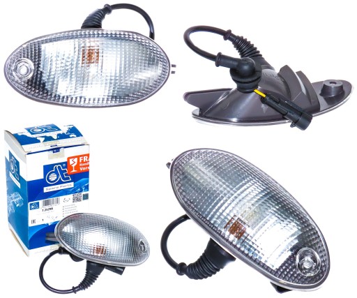 7.25298 - БЕЛЫЙ БОКОВОЙ ГАБАРИТНЫЙ ФОНАРЬ IVECO