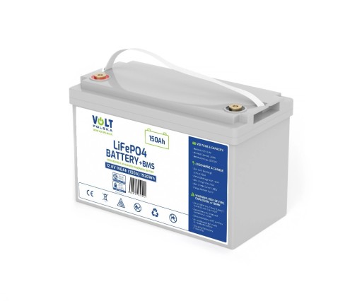 Аккумулятор вольт польша lifepo4 bms 12,8в 150ач для автономного катера-кемпера