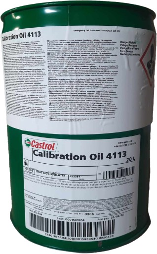Калібрувальна олива castrol 4113 20л