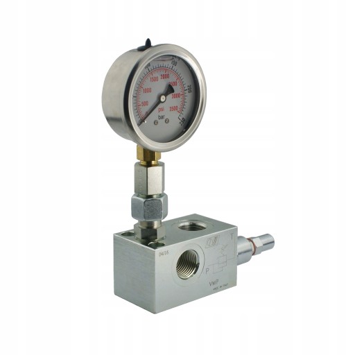 1.35.05.120 - 90L 250BAR гидравлический переливной клапан + манометр