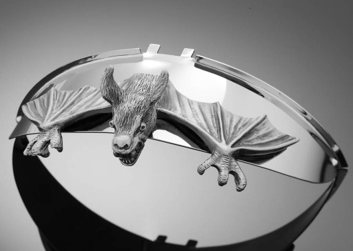 HH66-074 - ДЕКОРАТИВНЫЙ ОРНАМЕНТ ЛЕТУЧАЯ МЫШЬ ДЛЯ ЛАМПЫ КОЗЫРЕК