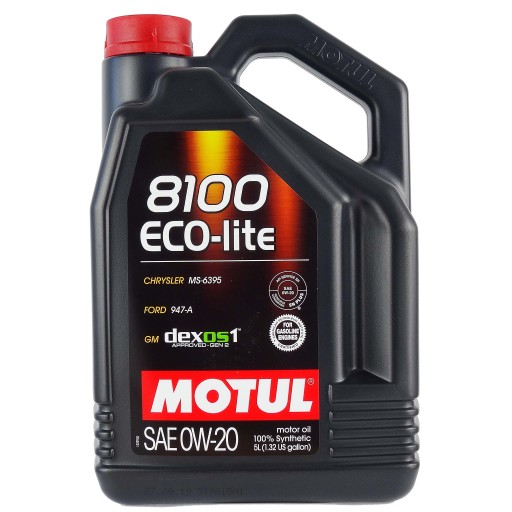 MOTUL OIL 0W-20 8100 ECO-LITE 5л.