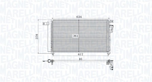 Magneti Marelli 350203961000 Конденсатор,