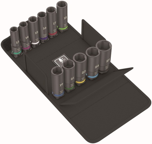 НАБІР ІМПАКТОР DEEP 1, НАБІР ТОРЦОВИХ КЛЮЧІВ З 11 ЧАСТЕЙ.