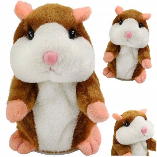 ІНТЕРАКТИВНА ПЛЮШЕВА ІГРАШКА, ЩО РОЗМОВЛЯЄ ХОМ'ЯК