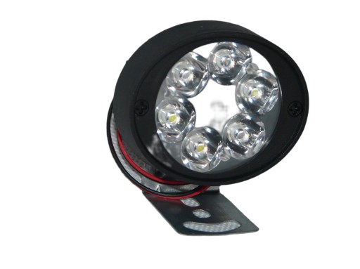 LED lampa 18W - 6 LED motocykel štvorkolka skúter hliníkový chladič