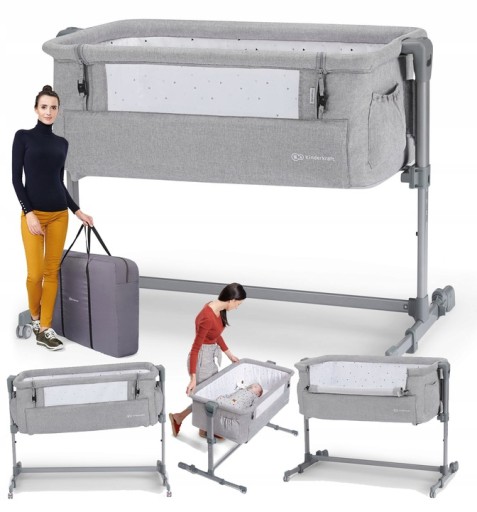 Боковина Kinderkraft Neste Up 102x68x80 см сіра