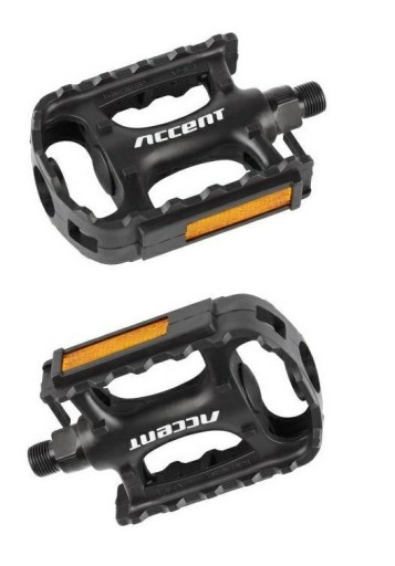 Акцентні педалі на платформі чорного кольору